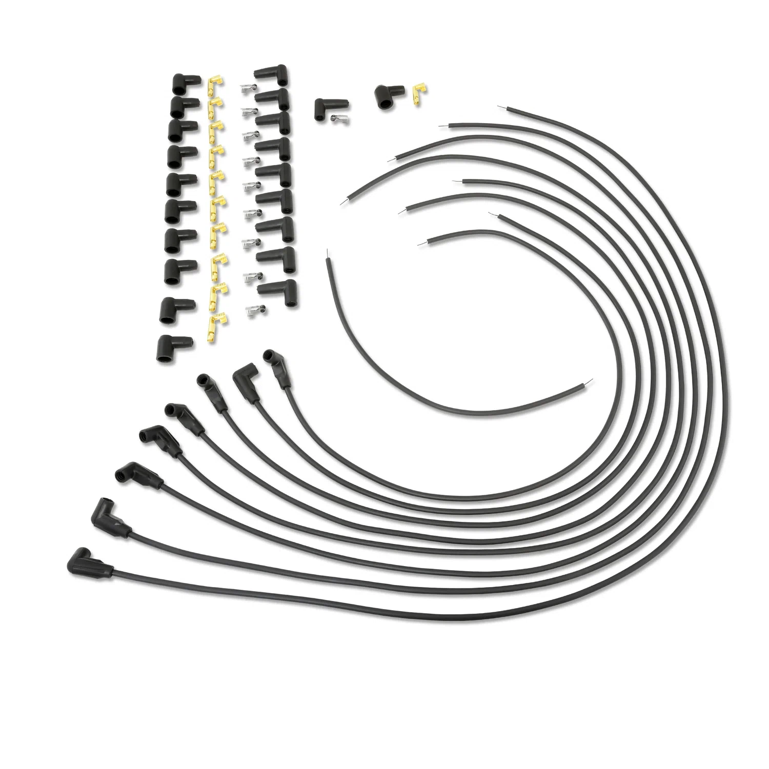 Spark Plug Wire Set for Universal Black 8mm 7mm PerTronix 708190